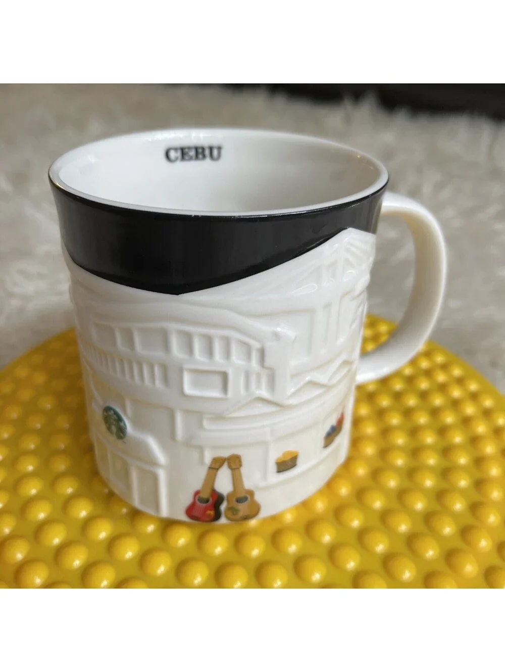 CEBU Starbucks coffee Cup Mug 16oz Relief 3D Collector Series New Rare